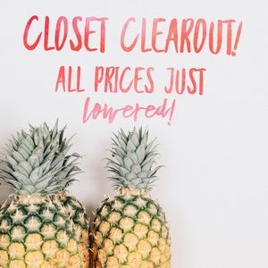 CLOSET CLEAROUT!!